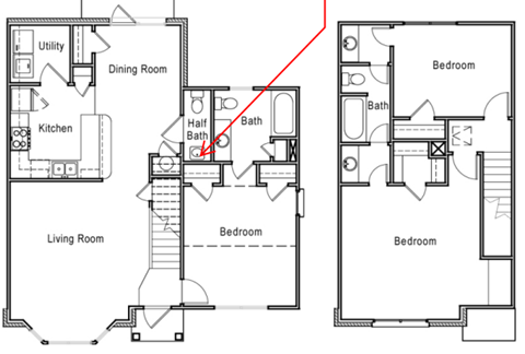3 Bedroom 2 Bathroom at The Residences at Diamond Hill